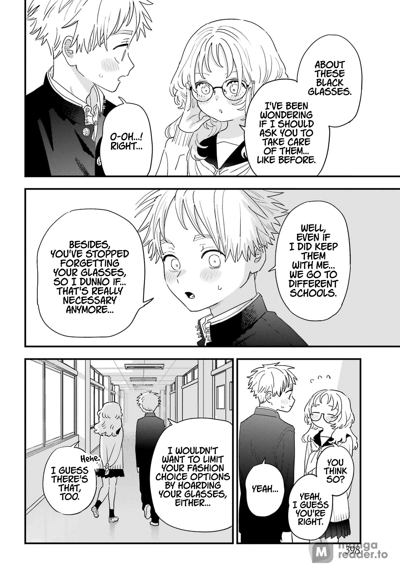 Suki na Ko ga Megane wo Wasureta, Chapter 109 image 10